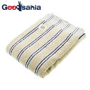 【送料無料】 田中産業 今治タオル バスタオル STRIPE HOLIC 日本製 ベージュ 約60×120cm ( 今治 日本製 綿 大判 大きい 柔らかい おしゃれ かわいい 吸水 パイル 女性 男性 子供 )