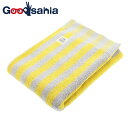 【送料無料】 田中産業 今治タオル バスタオル STRIPE HOLIC 日本製 イエロー 約60×120cm ( 今治 日本製 綿 大判 大きい 柔らかい おしゃれ かわいい 吸水 パイル 女性 男性 子供 )