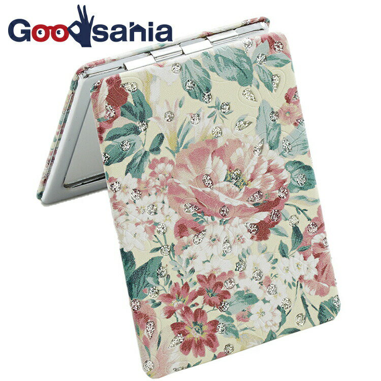 【送料無料】 パシフィックGLD ミラー コンパクトミラー レクタングル 8.5×6cm 73771 ( コンパクト 鏡 かがみ 手鏡 メイク メイクミラー 化...