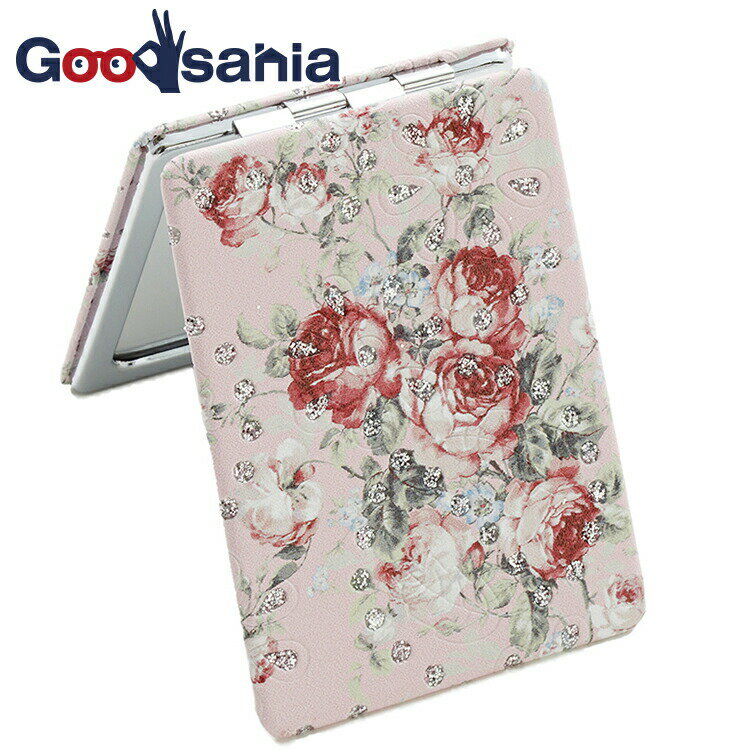 【送料無料】 パシフィックGLD ミラー コンパクトミラー レクタングル 8.5×6cm 73772 ( コンパクト 鏡 かがみ 手鏡 メイク メイクミラー 化...