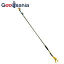 【送料無料】 ムサシ 替刃2段式高枝切鋏アンビル刃 約6.6×4.6×180cm 621 ( 1.8〜3m 13段伸縮 高枝切りばさみ 園芸用はさみ 剪定鋏 替...