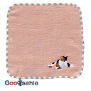 【送料無料】 田中産業 今治タオル mama&me LAZY ANIMALS キッズ ハンカチ ピンク(ネコ) 16×16cm MM2201-0060-43 (...