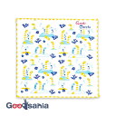【送料無料】 宮本 ハンカチ 子供ハンカチ acchi cocchi チンアナゴ 日本製 ホワイト 約15×15cm 02927 ( 手拭き 小さめ 正方形 持...
