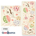 【送料無料】 宮本 てぬぐい kenema 注染手ぬぐい 手鞠猫 日本製 ベージュ 約35×90cm 50234 ( 手拭い 手ぬぐい 柄 薄め 薄い 薄手 軽...
