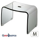 【送料無料】 リス 風呂椅子 フランクタイム バスチェア M クリアグレー 約37.5×24.3×25.2cm ( 風呂イス 風呂いす 25cm コの字 コンパ...