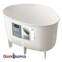 【送料無料】 アスベル ゴミ受け Nポゼ 三角コーナー 小 抗菌 日本製 ホワイト 約20.4×15.3×13cm A4317-19 ( 三角 コーナー 水切り 三角コーナー 小型 抗菌 生ゴミ キッチン )