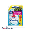 【送料無料】 バスマジックリン SUPER泡洗浄 香りが残らないタイプ つめかえ用 1200ml
