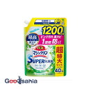 【送料無料】 バスマジックリン SUPER泡洗浄 グリーンハーブの香り つめかえ用 1200ml