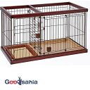 【送料無料】 ペティオ トイレのしつけが出来る ドッグルームサークル ブラウン スモール ( 犬 サークル 犬用サークル S 茶 超小型犬 ケージ 犬用ケージ ...