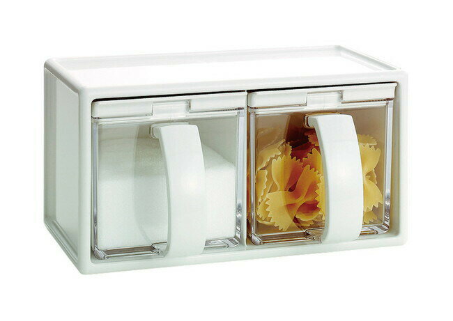 【送料無料】 アスベル 調味料入れ ホワイト Nフォルマ C 2 (1118)