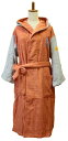 【送料無料】 田中産業 バスローブ レディース 今治 mama&me NUMBER-COLOR サーモンピンク 着丈約108×幅65cm NO.8 ( 風呂 お...