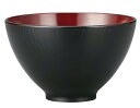 【送料無料】 竹中 お椀 4.7 つぼみ椀 黒 φ14.1×8.7 (T-26449)