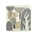 【送料無料】 楠橋紋織 ハンドタオル ウォッシュタオル MiW 森のわが家 グレー 約34cm×35cm 【メール便】(4)