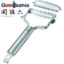 【送料無料】 貝印 KAI 関孫六 ピーラー スライス&千切りセット レギュラー 日本製 シルバー DH3335 【メール便】 ( 調理 キッチン 千切り 千切...