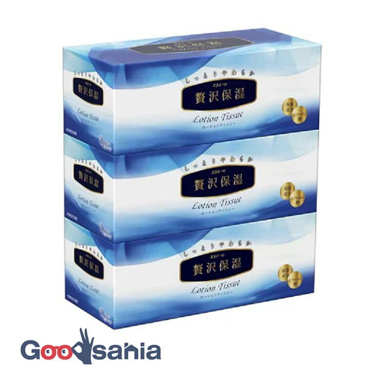 エリエール 贅沢保湿 ティッシュ 200組×3箱入のサムネイル