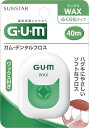 【送料無料】 ガムGUM デンタルフロス ワックス 40m