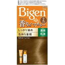 ホーユー ビゲン 香りのヘアカラー 乳液 2 より明るいライトブラウン 1セット
