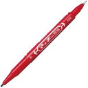 【送料無料】 ゼブラ 油性マーカー マッキー極細 P-MO-120-MC-R 赤 1本入