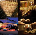 【マラソン店舗原資P20倍】Salcar 10M 400球 LED つらら イルミネーション ライト 防水 室内屋外兼用 8点灯モード PSE認証 クリスマス ...