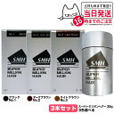【カラー選べる 3本セット 国内正規品】スーパーミリオンヘアー 20g No.1 ブラック No.2 ダークブラウン No.3 ライトブラウン SMH 男性用 ...