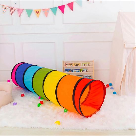 【楽天スーパーSALE★全店最大1000円クーポン＆P5倍】 キッズテント トンネル 子供トンネル 室内テント おしゃれ ベビー 赤ちゃん 女の子 ボールプール ワンタッチ トンネルテント ベビー用室外 子ども 誕生日 折り畳み式 室内遊具
