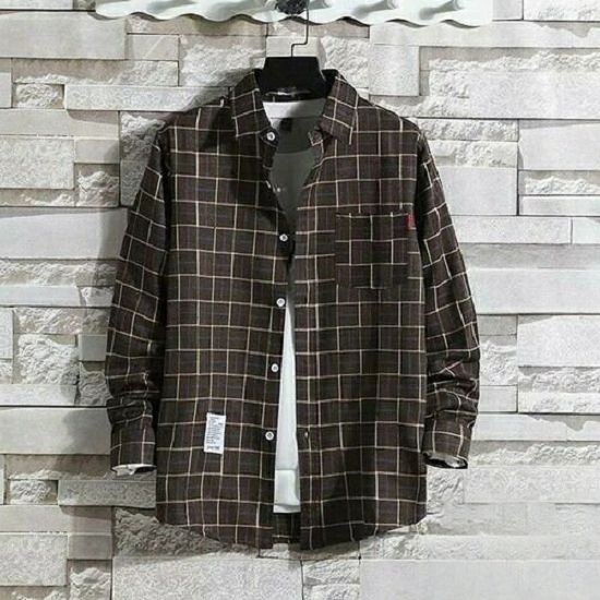 【初秋セール開催中★最大1000円クーポン】 シャツ メンズ 長袖シャツ ワイシャツ カジュアル トップス チェック柄 ボタンシャツ 前開き 開襟シャツ 春 秋 おしゃれ ビジネス 大きいサイズ 紳士 デイリー プレ 誕生日 仕事用 homelygoods-10021356 HomelyGoods サンプル画像3