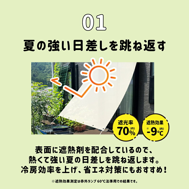 【ポイント 15倍!! マラソン限定】日除け シェード すだれ 屋外 遮熱 オーニング暑...