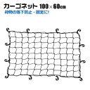 ヒッチキャリア カーゴネット 100×60cm 荷台用ネット キャリアネット ヒッチカーゴ ルーフボックス ゴムネット 荷崩れ防止 荷物固定