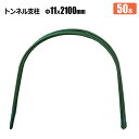 トンネル支柱 Φ11 長さ 2100mm 50本 ビニールトンネル 凍害 霜害 促成栽培 農業資材 法人限定発送 シンセイメーカー直送