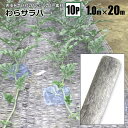 わらサラバー 1m×20m 10本組 シルバー 防虫効果 敷きわらの代わりに シンセイ メーカー直送 基本送料無料