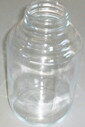 保存ビン　白キャップ付　12本入　1730ml（M-2400）保存瓶　山菜　タケノコ　はちみつ容器　フタ付