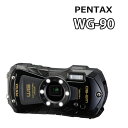ペンタックス デジタルカメラ ブラック WG-90 PENTAX 黒 防水 防塵 防滴