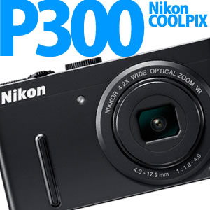 【エントリー利用でポイント最大4倍】【在庫あり】Nikon デジカメ COOLPIX P300 BK ブラック