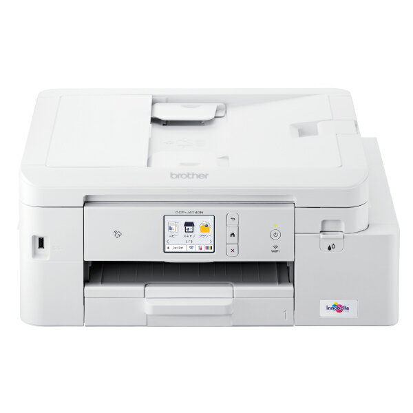 ブラザープリンター大容量ファーストタンクA4インクジェット複合機DCP-J4140N(Wi-Fi自動両面印刷スマホ・タブレット接続ADF在宅ワーク向け)(ラッピング不可)