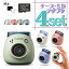 ＼ランキング1位！／(ケース＆SD＆アダプタセット) 富士フイルム デジタルカメラ チェキ instax Pal PAL パル ホワイト ピンク グリーン ブルー 手のひらサイズカメラ 小型