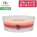 【正規品】限定販売品 カメヤマキャンドル W940054058 WoodWick トリロジーハースウィック「ブルーミングオーチャード」 ウッドウィック