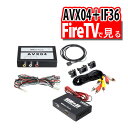 【Fire TVで見る2点セット】トヨタ車専用 ビートソニック 外部入力アダプター AVX04 ＆ 音声 映像 変換アダプター IF36 インターフェースアダプター ディスプレイオーディオ用 純正CD・DVDデッキ装着車