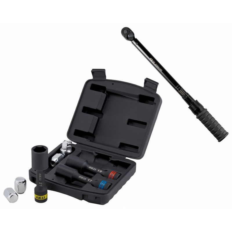 SK11プレセット型トルクレンチ20〜140N・m + 1/2インチホイールナットソケットセット STR4-140 SWS403P..