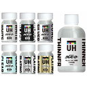 【まとめ買いセット】ウレヒーロー 50mL 光沢 6個 + 専用うすめ液 50mL 1個 セット 塗料 塗装用品(代引き不可)(ラッピング不可)