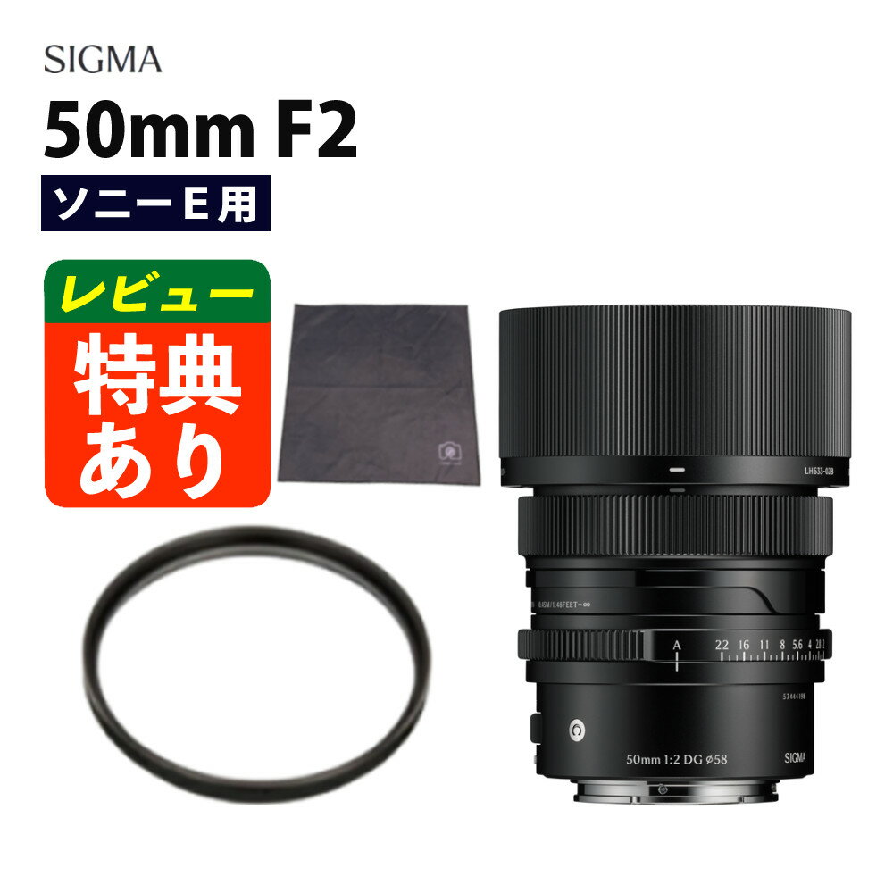 12月11日発売予定（レビューでレンズキャッププレゼント）【レンズ保護フィルター付！】シグマ 50mm F2..