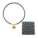 (タオル付き)コラントッテ TAO ネックレスα ARAN(アラン)ブラック クラシックゴールド(ABARD52)(ColanTotte)(磁気ネックレス)(サ...