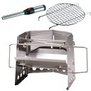 ユニフレーム 薪グリルsolo & 薪グリルsolo ブリッジ & スティックターボ II 682999 683002 632048 焚き火 BBQ バーベキュ...