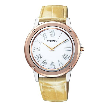 【高額品のため代引不可】（セット）（国内正規品）(シチズン)CITIZEN 腕時計 EG9004-18A エコ・ドライブ ワン メンズ/レディース＆腕時計収納ケース 木製 6本用＆クロス2枚セット【ワニ革バンド ソーラー アナログ】