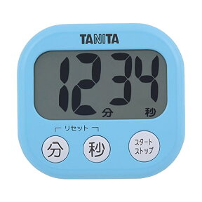 ※メール便送料200円※（メール便可：3点まで）TANITA[タニタ] でか見えプラスタイマー TD-384 (ブルー)[TD384]