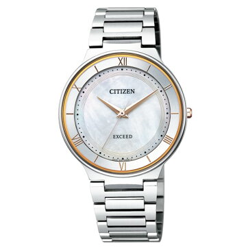 （ペア箱入り・クロスセット）（国内正規品）(シチズン)CITIZEN 腕時計 AR0080-58P メンズ・EX2090-57P レディース (エクシード)EXCEED エコドライブ ペアモデル（チタンバンド ソーラー アナログ ペアウォッチ）