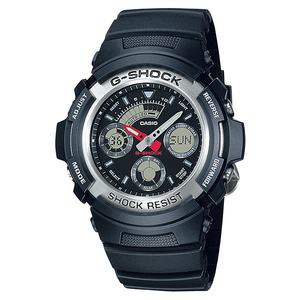  CASIO ӻ Gå G-SHOCK  AW-590-1AJF ֥å ١åǥ  Х ...