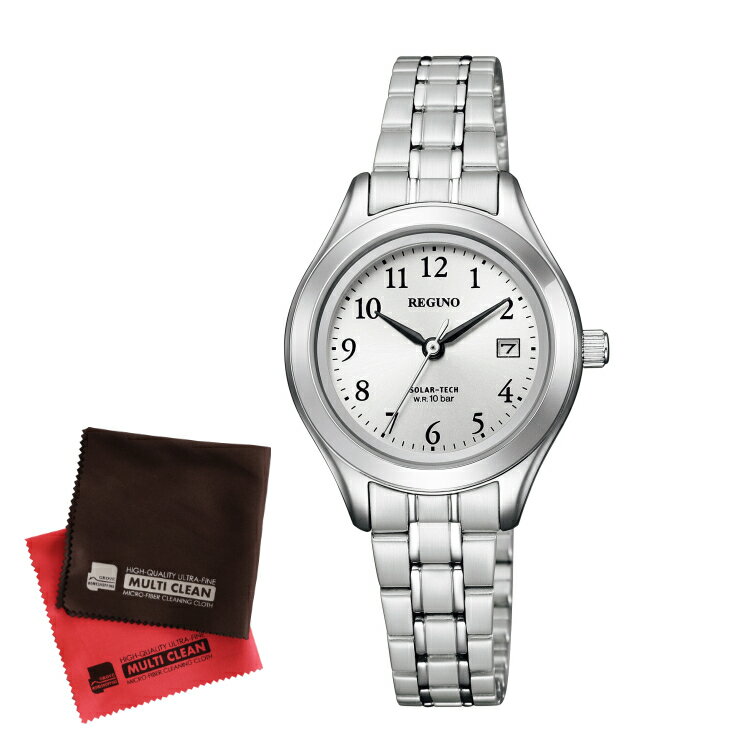 （お手入れクロス付） シチズン CITIZEN 腕時計 KM4-112-91 レグノ REGUNO レディース ソーラーテック アナログ ステンレスバンド ソーラー（国内正規品）