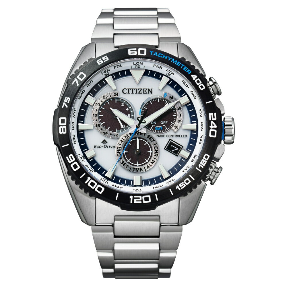 シチズン CITIZEN 腕時計 CB5034-91A プロマスター PROMASTER メンズ LAND Motor E660 追加カラー 多針アナログ ステンレスバンド ソーラー電波 （国内正規品）