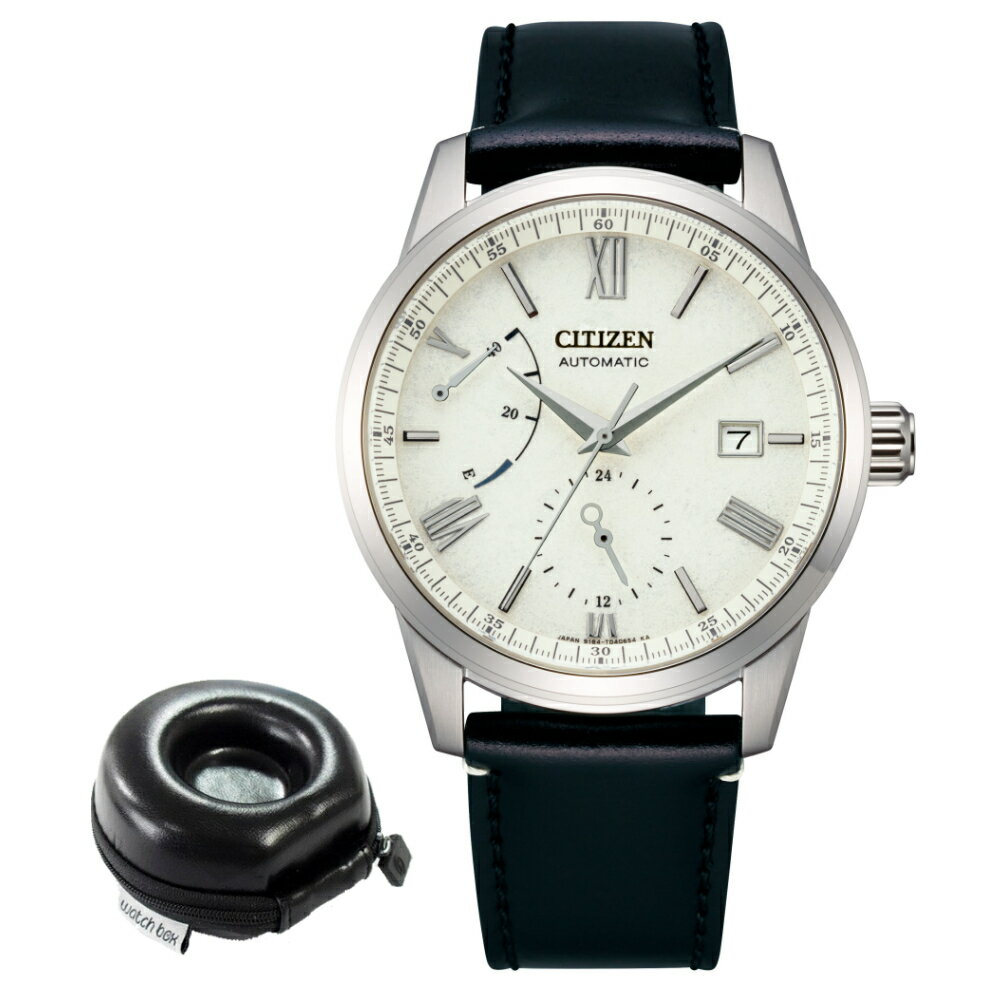 メカニカル （時計ケース付） シチズン CITIZEN 腕時計 NB3020-08A シチズン コレクション Citizen Collection メンズ メカニカル 銀箔漆文字板企画 多針アナログ 革バンド 自動巻き(手巻付) （国内正規品）