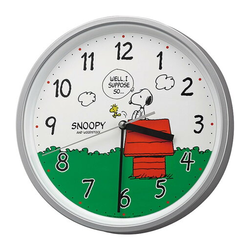 リズム RHYTHM クオーツ掛時計 スヌーピーM40 8MGA40M19 (8MGA40-M19) 壁掛け アナログ シルバー(PEANUTS・SNOOPY・ピーナッツ)(ラッピング不可) リズム RHYTHM クオーツ掛時計 スヌーピーM40 8MGA40M19 (8MGA40-M19) 壁掛け アナログ シルバー(PEANUTS・SNOOPY・ピーナッツ)(ラッピング不可)